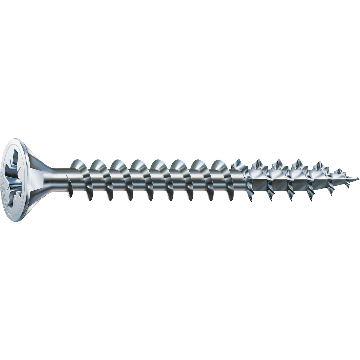 Spax Senkkopf 5.0x60 Vollgewinde Pozidriv 2 WiroxSilber mit Bewertung (500Stk)