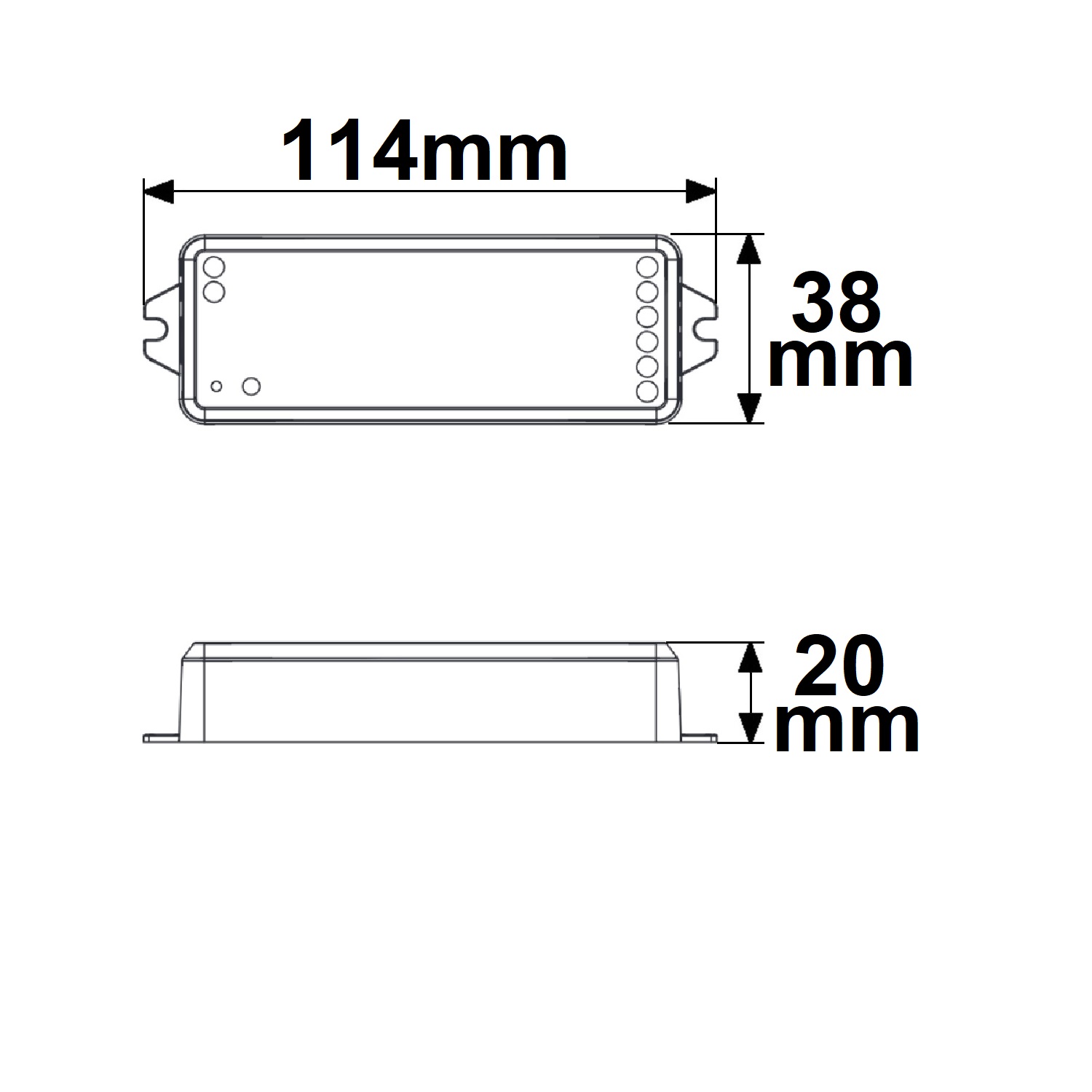 ISOLED Sys-Pro + Zigbee 3.0 Funk 1-5 Kanal PWM-Dimmer 12-24V DC 5x3A
