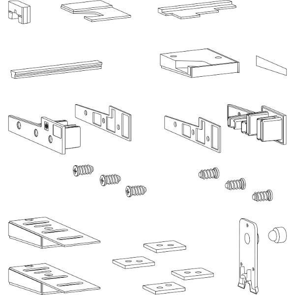 HAUTAU ThermoTop 2.1 Zubehör-Beutel 121 Holz, TS bis 78 mm, Schema A, rechts