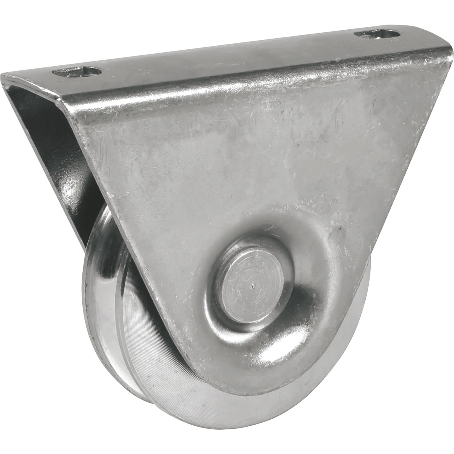 IBFM Schiebetorrolle mit Auflager 386, Ø 80mm, V-Nut, Stahl verzinkt