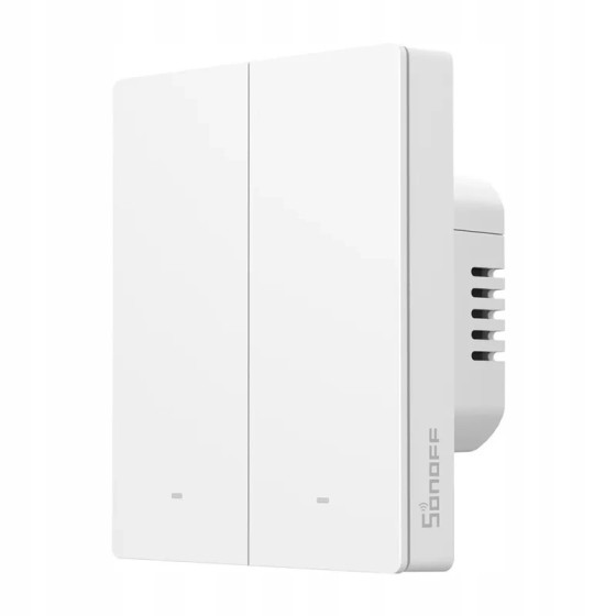 Sonoff SwitchMan Smart Wandschalter M5 80 Matter 2fach weiß