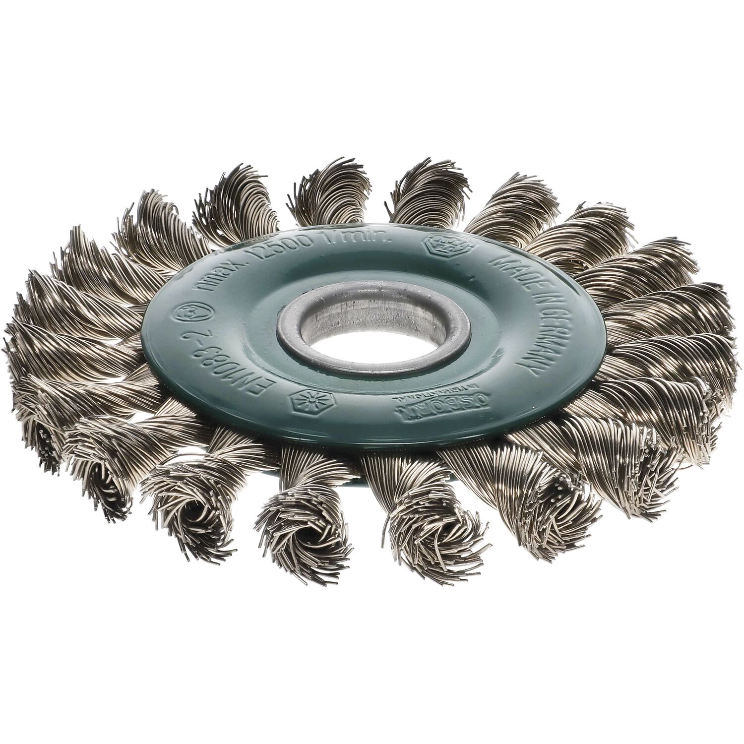 OSBORN Rundbürste gezopft 125 x 6 x 22,2 mm rostfreier Stahldraht (3 Stück)