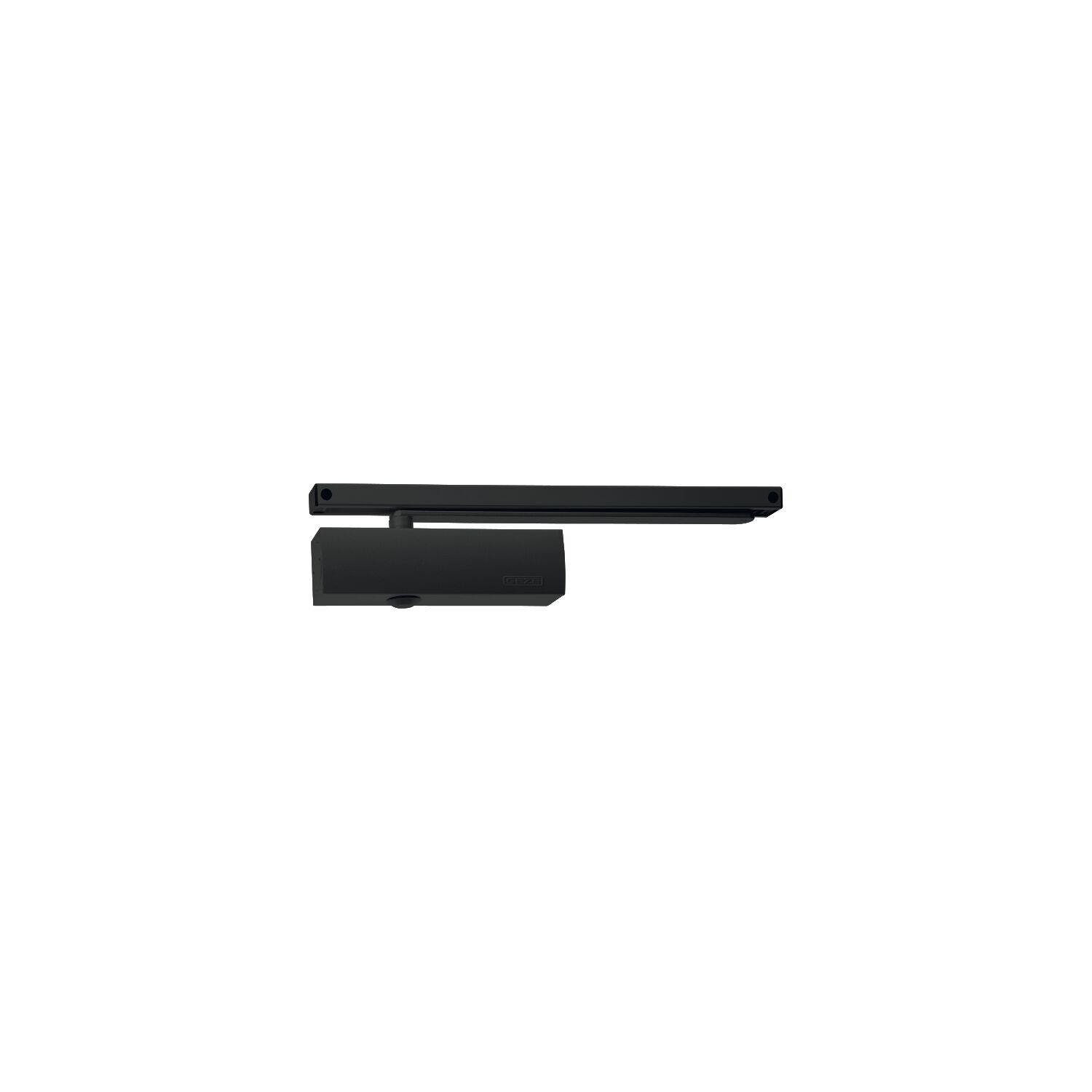 GEZE Türschließer TS 3000 V, 1-flg. Gleitschiene, schwarz matt RAL 9005