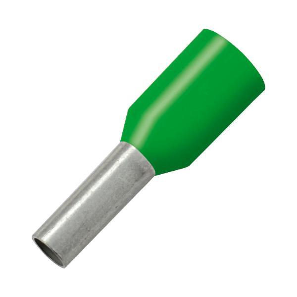 ninka Aderendhülse 16x12/24 mit Kragen grün