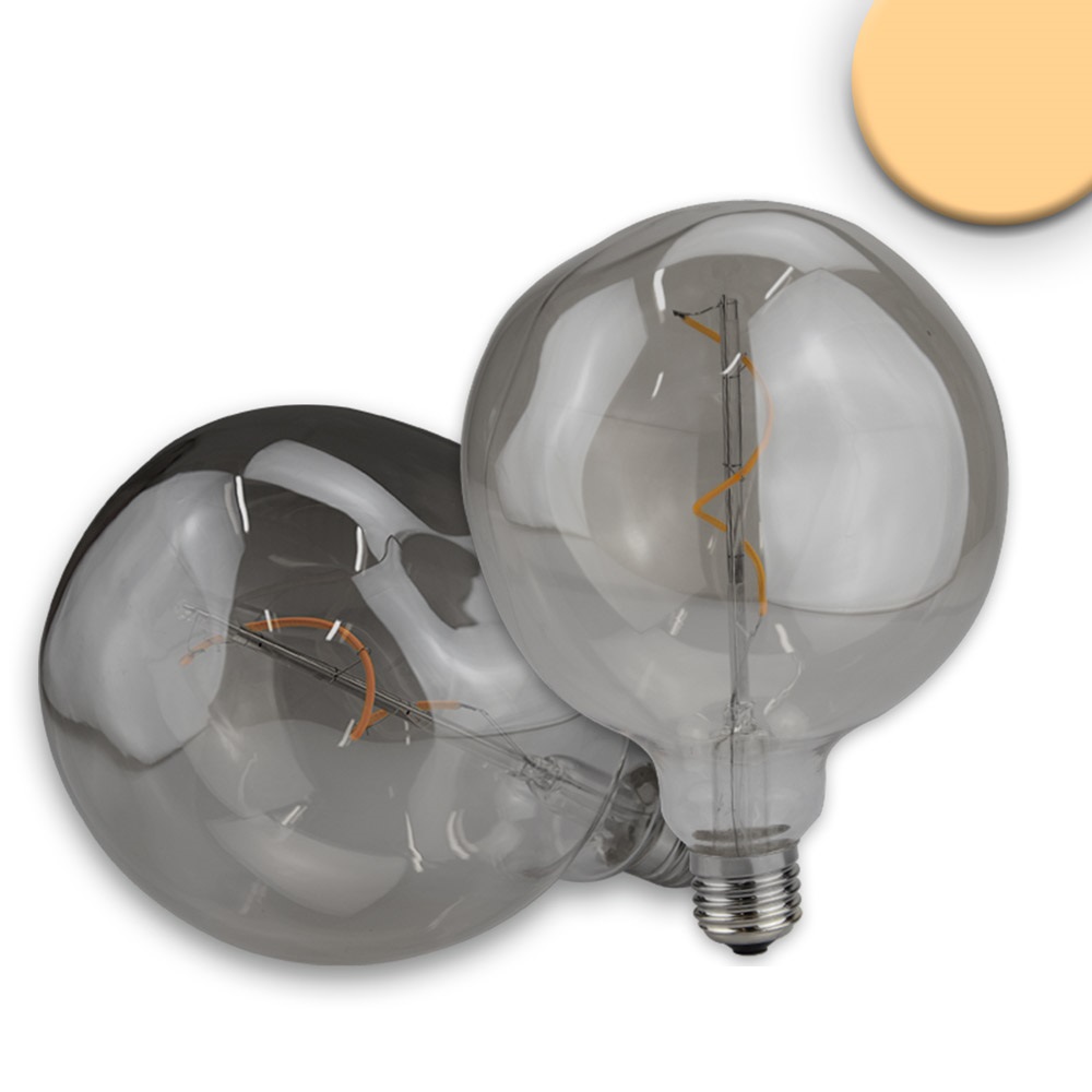 ISOLED E27 Vintage Line LED Dekobirne 125 4W ultrawarmweiß Glas smoky dimmbar ISOLED E27 Vintage Line LED Dekobirne 125 4W ultrawarmweiß Glas smoky dimmbar