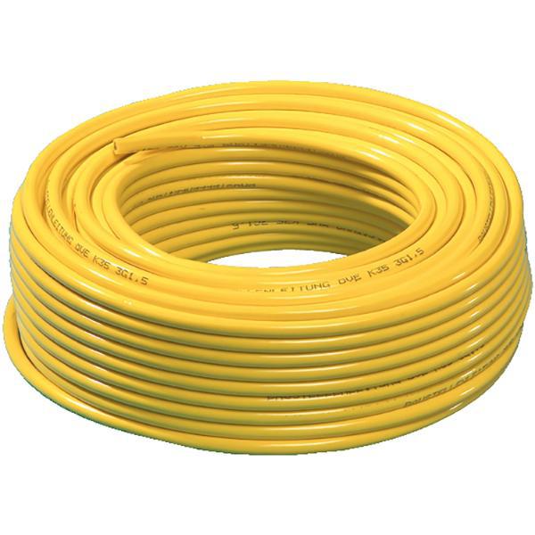 PCE PVC Baustellenkabel gelb K35 3G1.5 Länge 100 m
