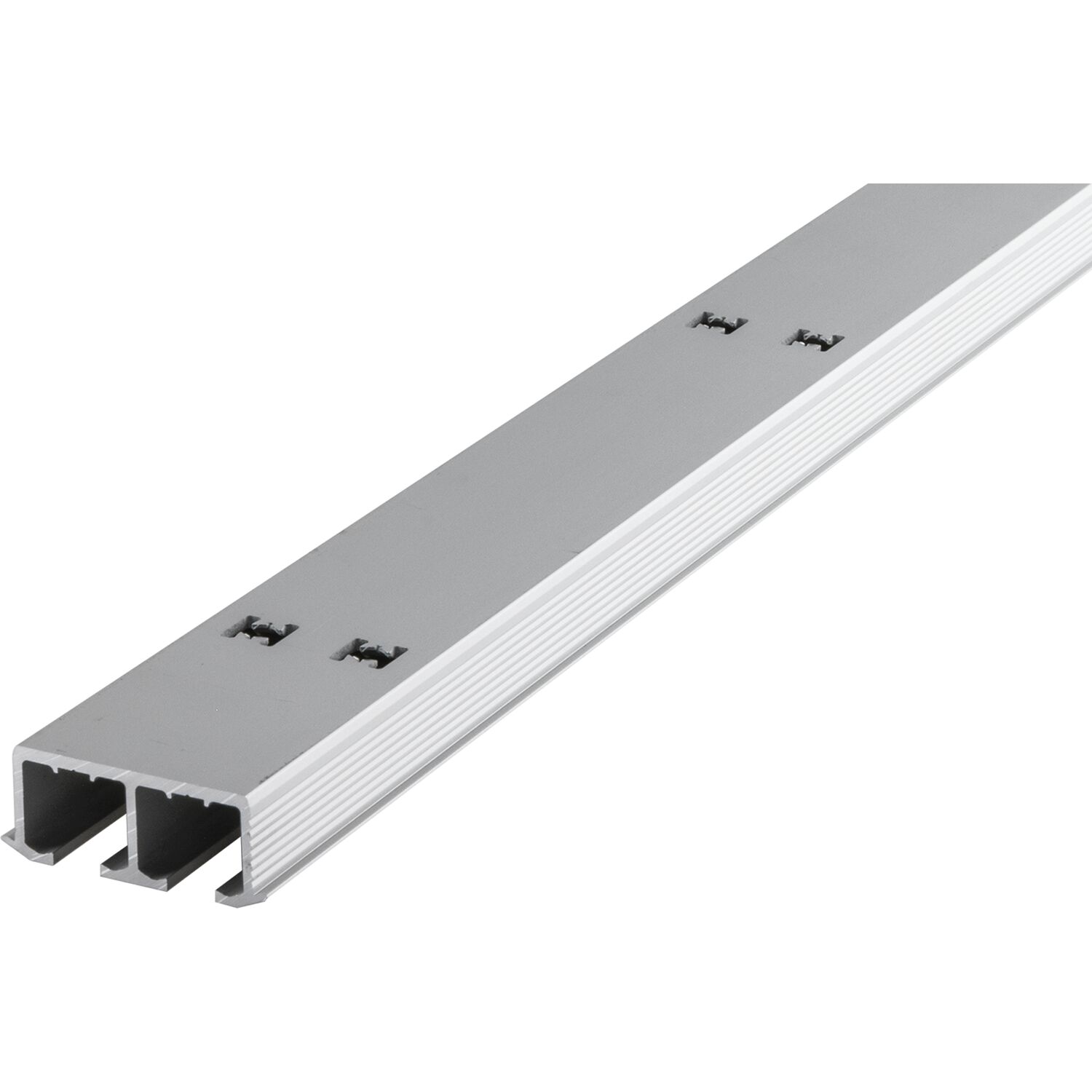 Hawa HAWA Clipo 36 Doppellaufschiene gelocht zum Schrauben 2500 mm, Alu eloxiert