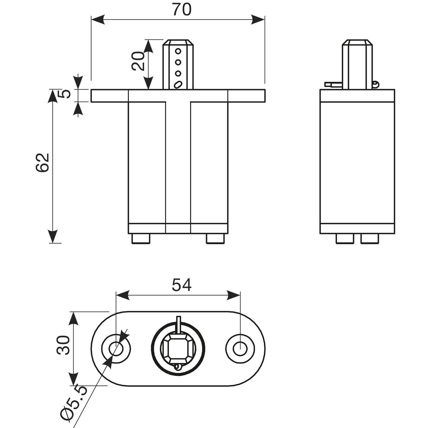 Argenta Türband Pivotica Pro FM, max. Türgewicht 100kg, Türstärke ab 40 mm, Edelstahl