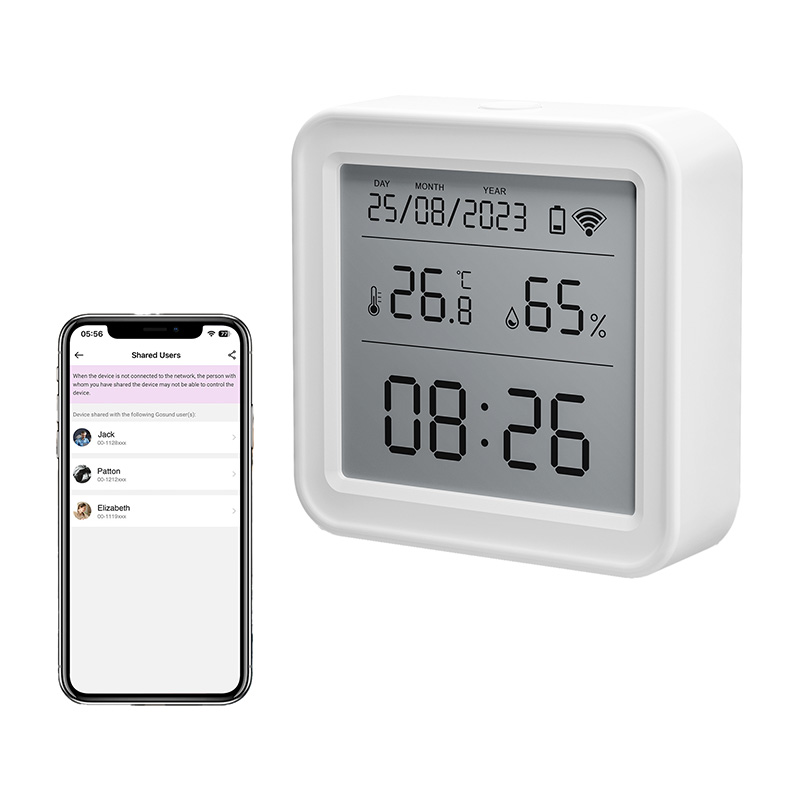 Gosund smarter Temperatur Feuchte Sensor LCD Zigbee Tuya