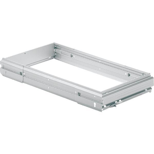 HETTICH Systema Top 2000 Hängeregistratur-Rahmen 368-540 / 600 mm Alu-Finish