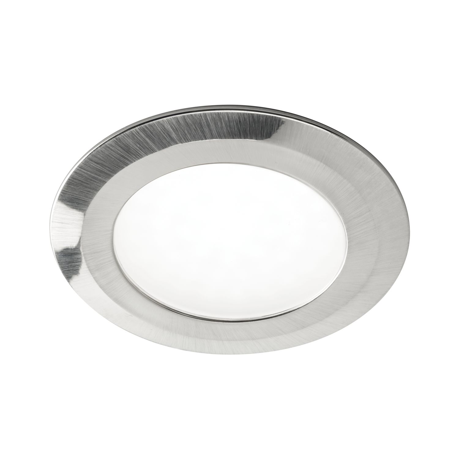 LED Einbauleuchte Date, warmweiß, Edelstahl Effekt, 3er Set