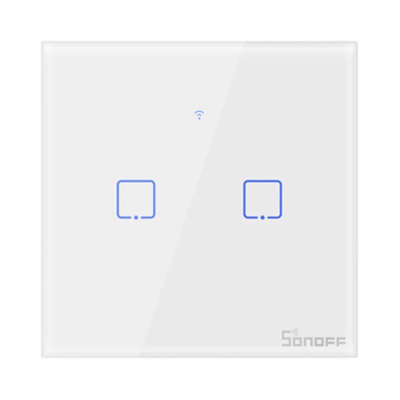 Sonoff WLAN-Wandschalter der SONOFF TX-Serie WiFi+RF433 T1 2fach