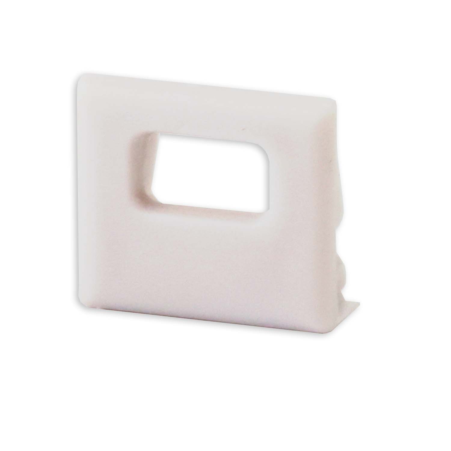 ISOLED Endkappe EC82W weiß für Profil SURF10 mit Kabeldurchführung 1 STK