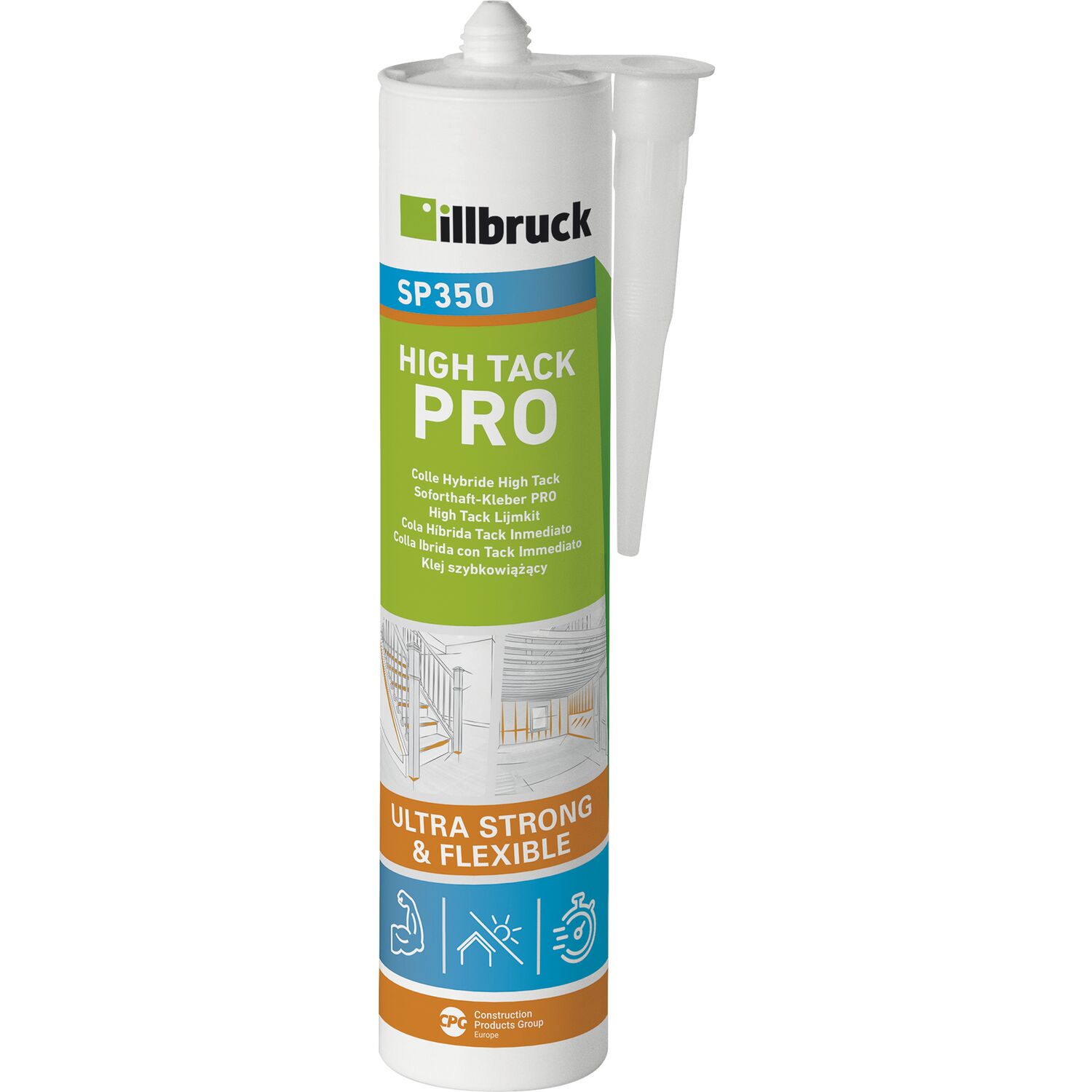 illbruck Soforthaftkleber Plus SP350 310ml weiß