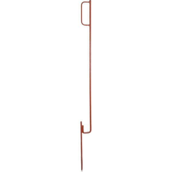 Graf Lattenpfahl aus 12 mm Rundeisen mit 1 Bügel Höhe 100 cm
