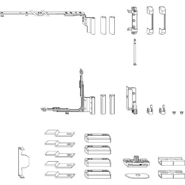 Winkhaus WINKHAUS Service Grundkarton GKT.RC-N.1.18-9.RS, Ü18/9V, FFB 270-600 mm, rechts