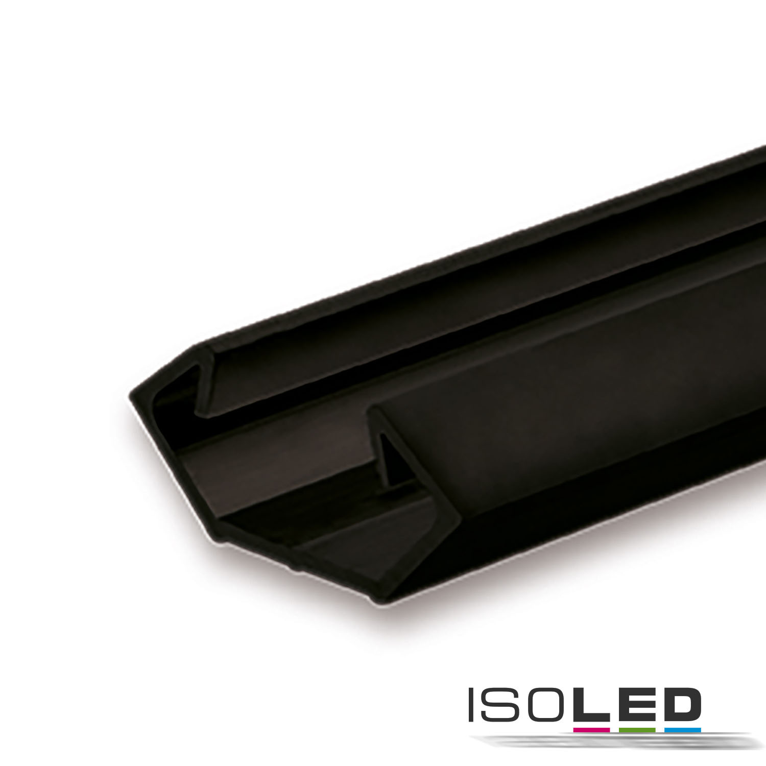 ISOLED LED Eckprofil CORNER11n Aluminium schwarz RAL9005 200cm