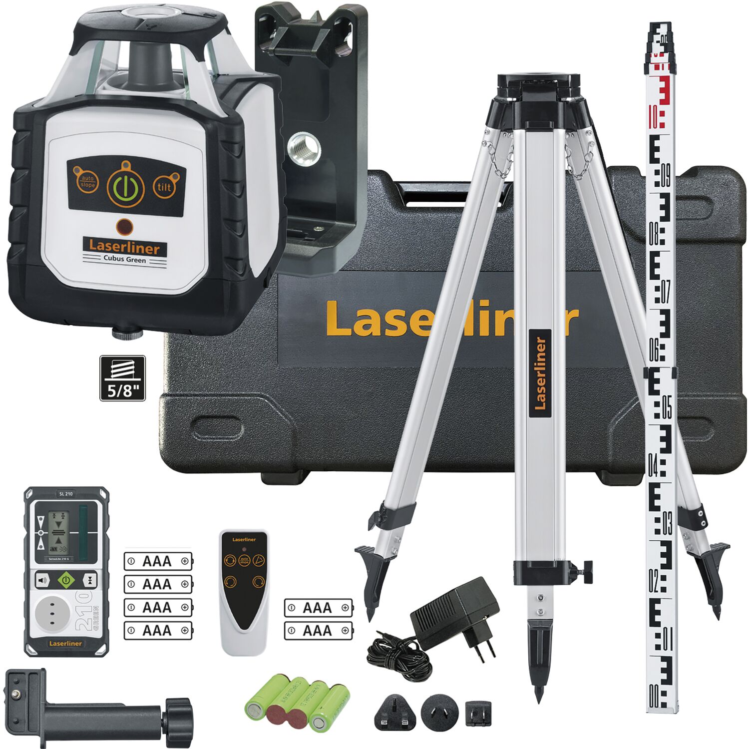 Laserliner Rotationslaser Cubus G 210S mit Stativ