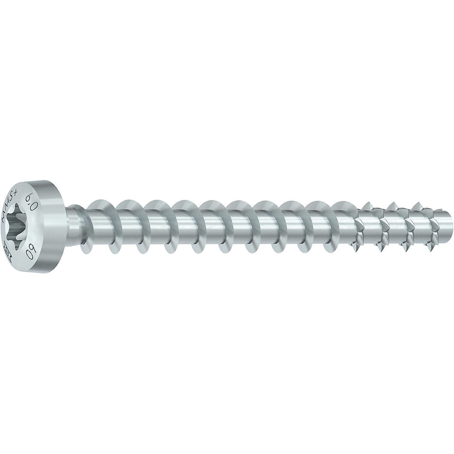 HECO-MMS plus P Halbrundkopf 6x 40 verzinkt Multi-Monti Schraubanker mit Bew. (100Stk)