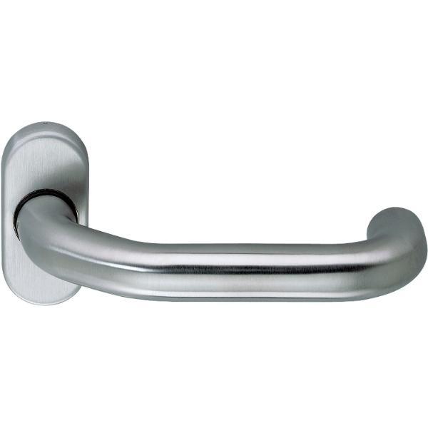Drückerlochteil D 116 - auf Rosette, FS, VK: 9 mm, Edelstahl